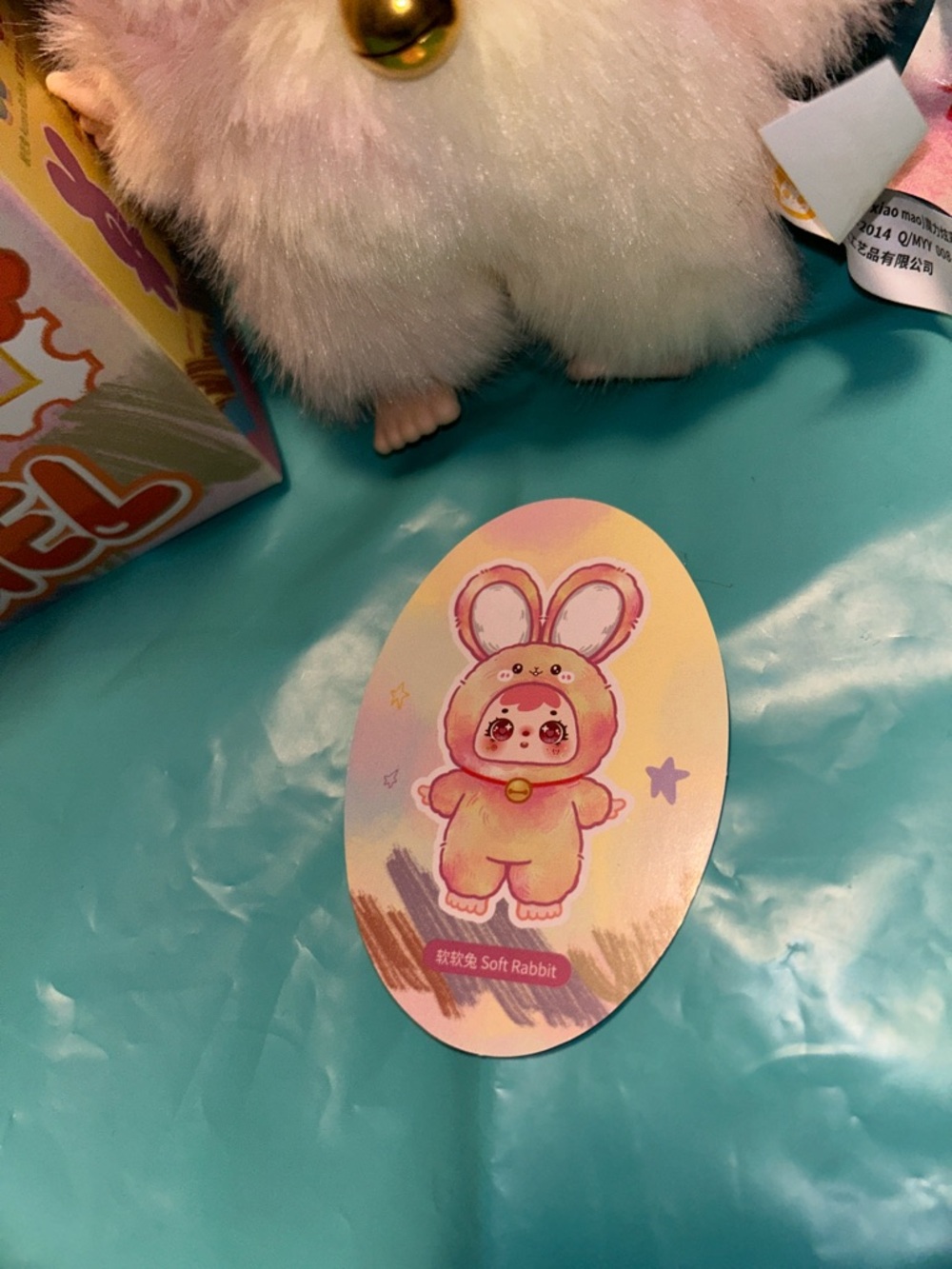 🩷 $6 Bundle Samuel Magic Colorful Rabbit CONFIRMED Soft Rabbit - Picture 3 of 9